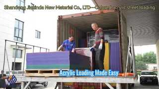 color acrylic sheet loading