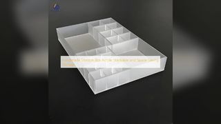Handmade Storage Box Acrylic Stackable and Space-Saving Storage