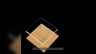 Acrylplaat van topkwaliteit met 94% lichtdoorlaatbaarheid en 100% PMMA