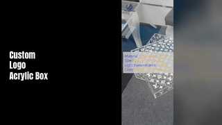 Customimzed Acrylic Box Storage Gift Storage With Logo