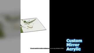 Op maat gemaakte zilverkleurige kleding van verschillende diktes 3mm Spiegel gegoten acrylplaat