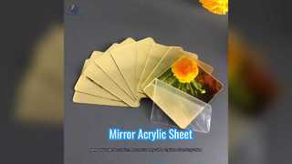 1.2g/cm3 Aanpasbaar gouden acryl spiegelplaat voor wanddecoratie